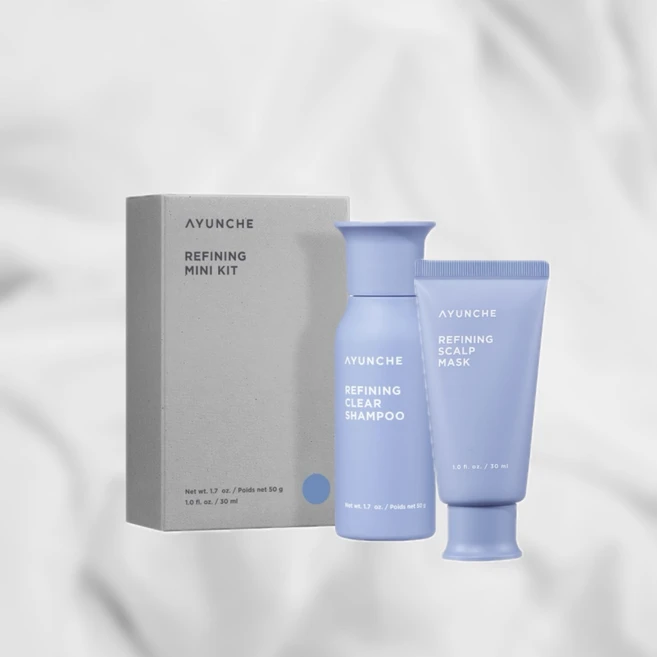 아윤채 정품 두피 트러블 케어 쿨링 리파이닝 여행용 미니 키트 1개 - 쿠팡