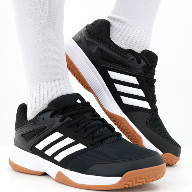 아디다스 남성 운동화 인도어화 배드민턴 탁구 스쿼시 실내 스포츠화 메쉬 갑피 트레이닝화