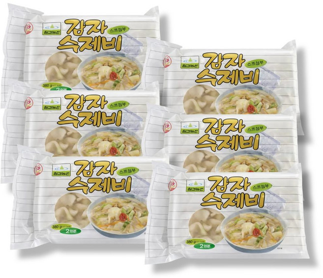 칠갑농산 감자수제비, 380g, 6개