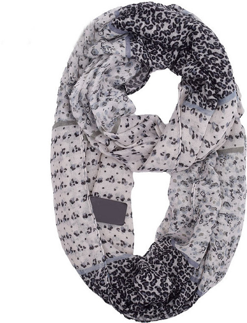 클래식한 체크 프린트 발리사 스카프 여성 라이트 머플러