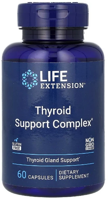 라이프익스텐션 티로이드 서포트 컴플렉스 Thyroid Complex 비타민A 캡슐 60정, 1 - 쿠팡