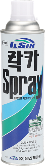 일신 락카 스프레이 420ml 도색 방청 페인트 무광 유광 다양한 칼라선택, 347 무광백색, 1개