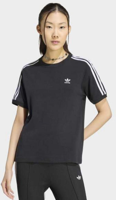 아디다스 ADIDAS 오리지널스 우먼스 3-스트라이프 티셔츠 여성반소매 여성반팔 여자반소매 여자반팔 반소매티셔츠 반팔티셔츠 삼선반소매 삼선반팔 데일리룩 IR8051/IU2420
