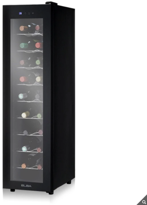 ELBA 엘바 와인셀러 18병, 블랙