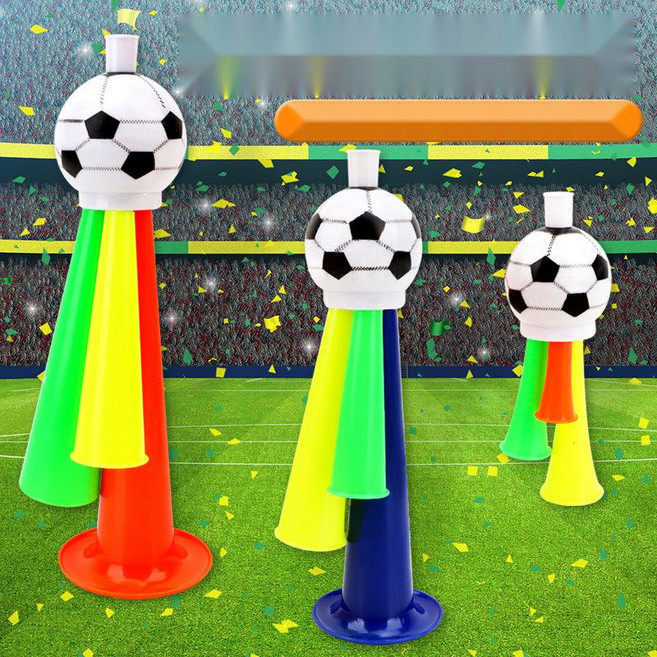 경기장용 축구 나팔 운동회 삼색 응원 부부젤라, 6. 1개 19cm