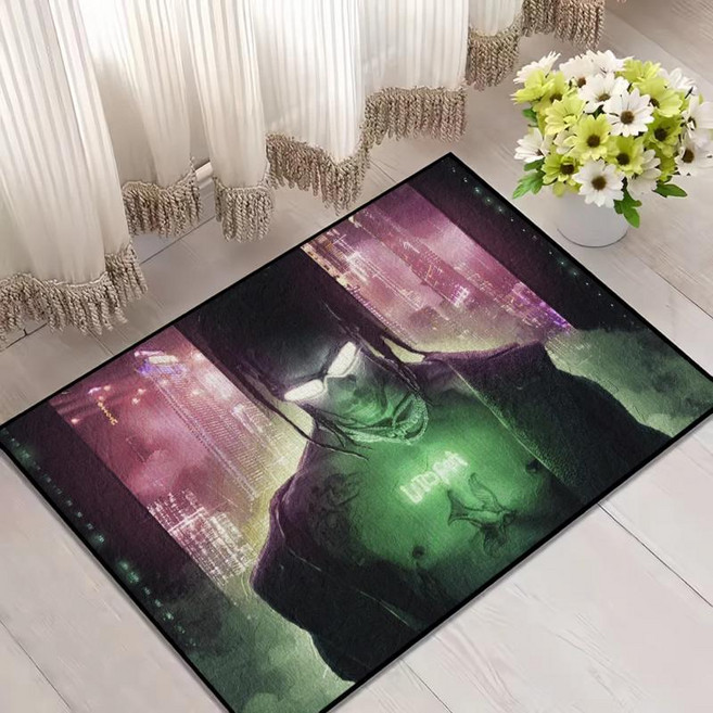 Anime D-DemonS Cool S-SlayerS 집 침실 장식을위한 작은 카펫 주방 목욕 슈퍼 흡수성 러그 발 미끄럼 방지, SJR40x60CM, 02 z1