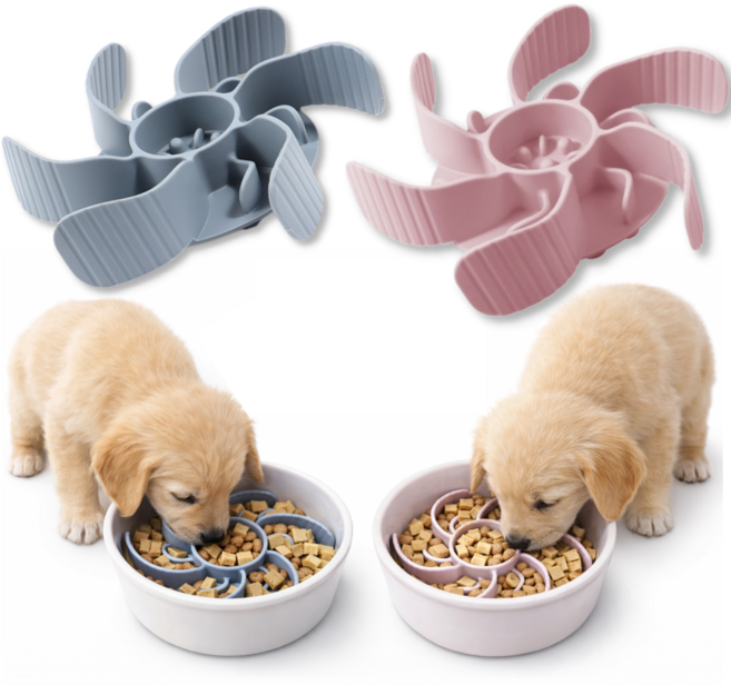 타모루 급체방지 슬로우식기 흡착패드 기존식기용, 1개, 그레이