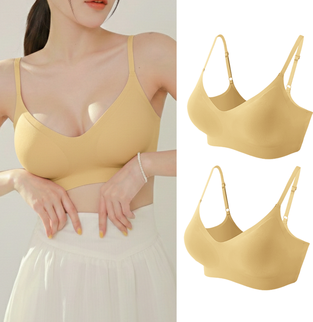 아소마 스포츠 노와이어 속옷 심리스 브라 1+1