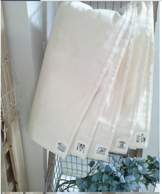 정련완료 2겹 소창수건, 1개