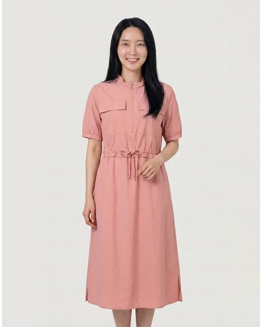 올리비아하슬러 반집업 스트링 원피스 OHCMOP202