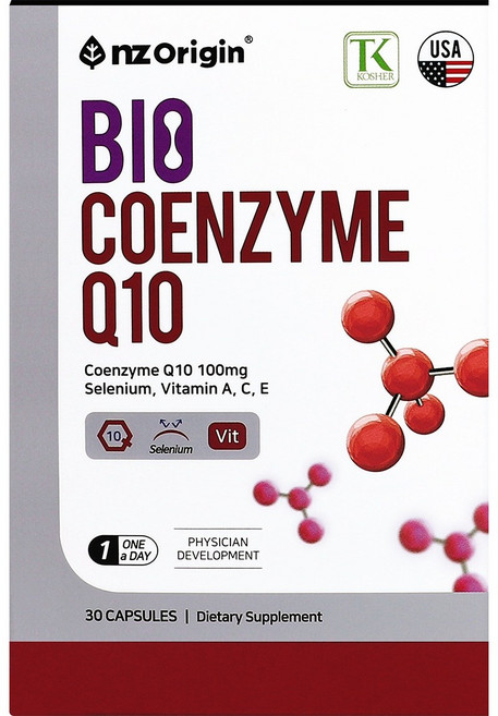 미국 코엔자임큐텐 혈압에좋은 약1달분 음식 영양제, 30정, 2개