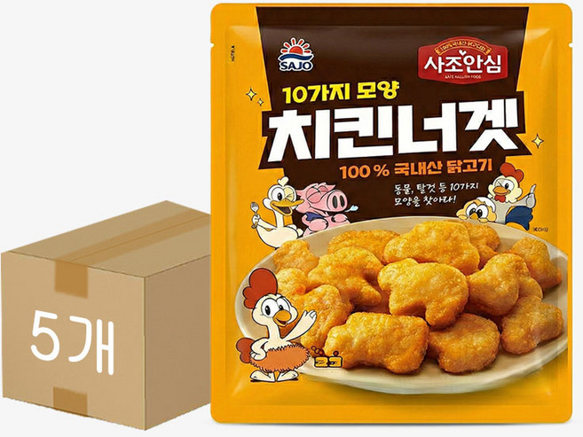대림 사조안심 치킨너겟 420g, 5개