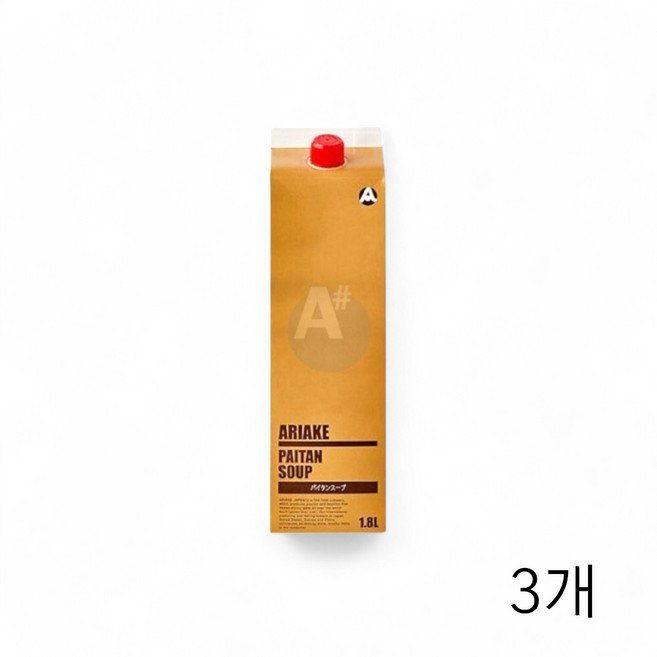 빠이탄 아리아케 돈꼬츠라면 스프 일본라멘 육수 X 1.8Kg 돈코츠라멘 소스 3개 닭육수, 1ml, 1개