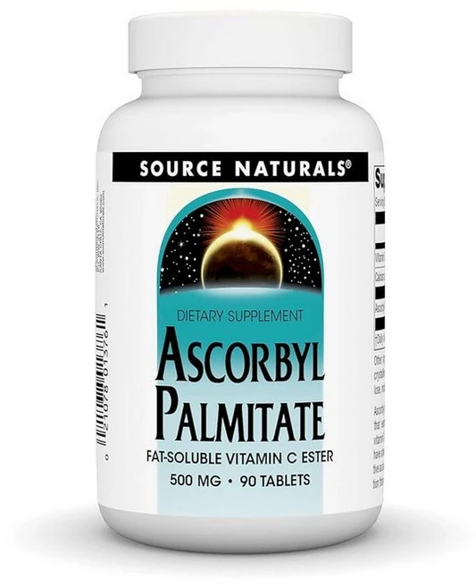 Source NATURAL 내추럴s 아스코빌 팔미테이트 500mg 지용성 비타민 C 에스테르 보충제 - 90정 242776, 1개, 없음 - 쿠팡