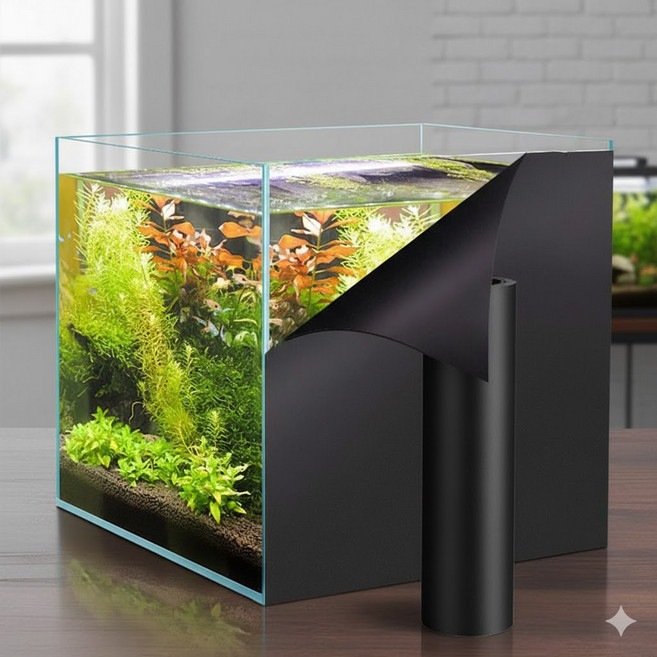 어항 백스크린 50x200cm 수족관 열대어 암막시트지 waj*388hY, 50 x 200cm 1p, 1개