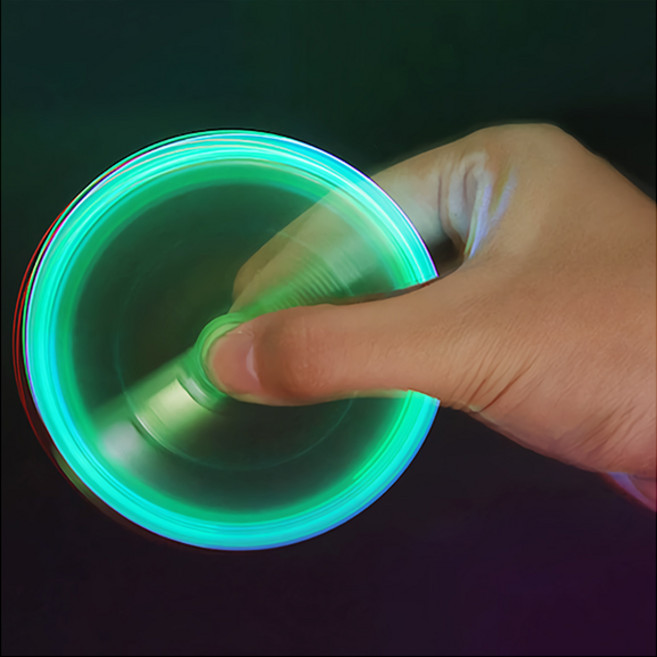 LED 피젯 회전 펜 스피너 스피닝 라이트 펜돌리기 볼펜, 랜덤발송