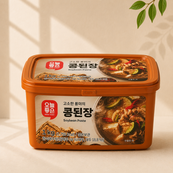 오늘좋은 콩된장 (1KG), 5개, 1kg