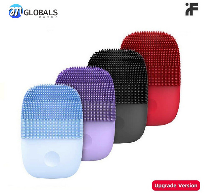 무료 샤오미 인페이스 진동클렌저 2세대 업그레이드 MS2000 PRO 블루 전동 음파식 실리콘 세안기 국내배송