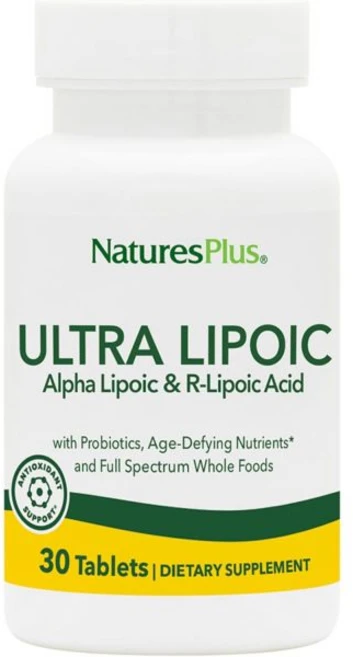 유황 msm 연골 내추럴스 플러스 울트라 리포익 이중층 정제 30정 알파 & R리포익산 프로바이오틱스 연령 영양소 포함 글루텐 프리 30인분, 내추럴스 플러스 울트라 리포익 - 이중층 정제 30정, 1개 - 쿠팡