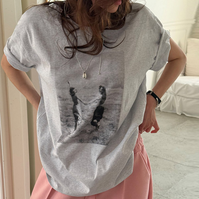 [난닝구]그멜프 나염반팔티