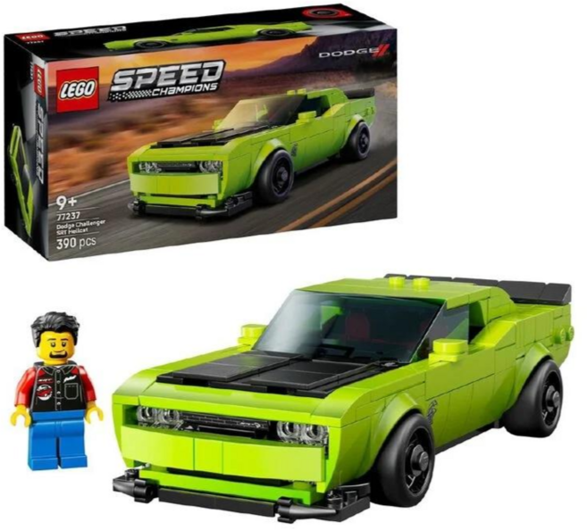 [BEST] 레고 스피드 챔피언 닷지 챌린저 SRT 헬캣 77237 미니 피규어 머슬카 스포츠카 장난감 | 강력한 머슬카 조립 장난감 블록 | 남자 아이 선물 | 어린이날선물, 3