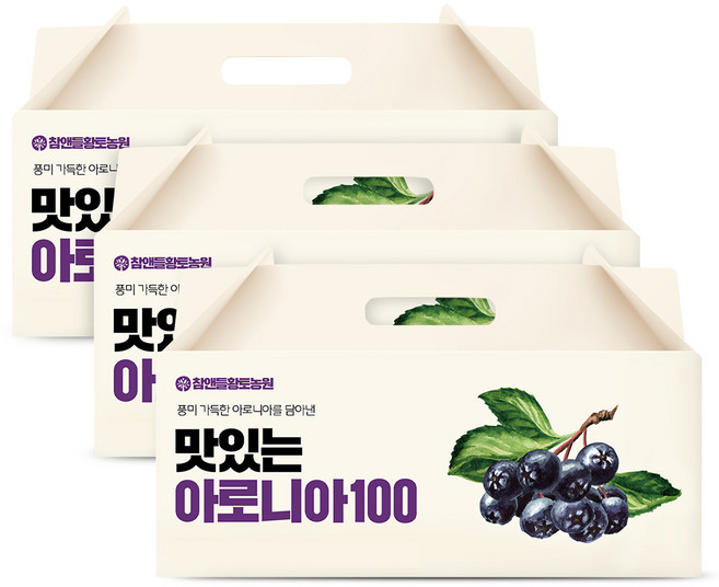 참앤들황토농원 맛있는 아로니아즙 건강즙, 70ml