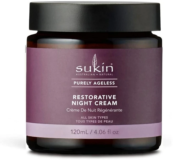 호주 수킨 Sukin Night Cream 퓨어리 에이지리스 레스토러티브 나이트크림, 1개, 120ml - 쿠팡