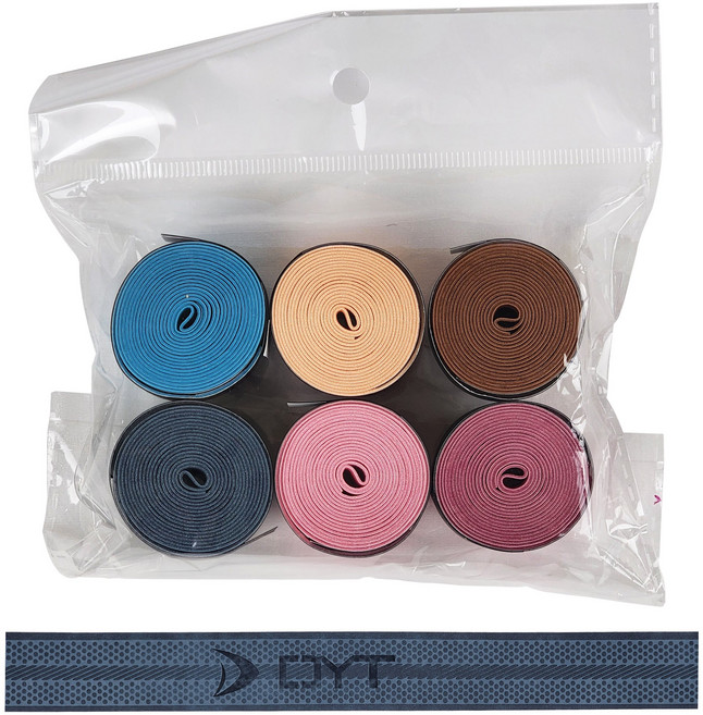 디와이티 도트 드라이 오버그립 끈적임 없는 테니스 스쿼시 배드민턴, 1세트, 드라이 오버그립 6색상