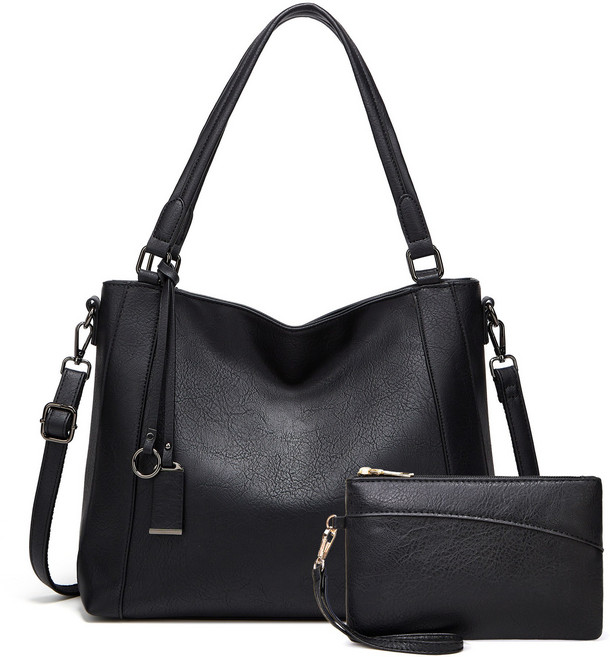 여성 대형 토트백 데일리 숄더백 크로스백 여자 심플 소가죽 가방