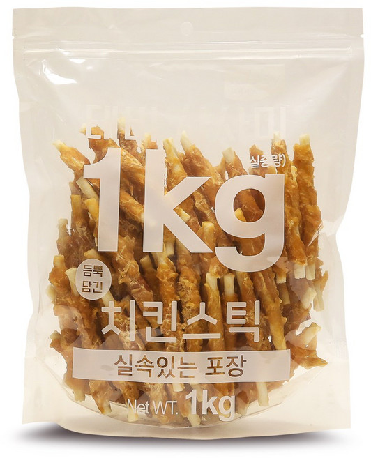 테비 치킨 사사미 1kg, 듬뿍담긴 치킨스틱, 1개