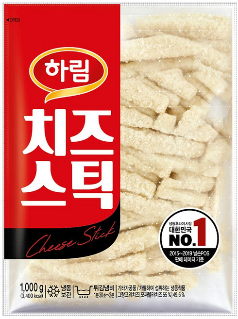 하림 치즈스틱, 1kg, 1개
