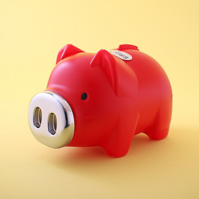 제임스마켓트렌드 스마트 돼지저금통 레드 대 빨간돼지