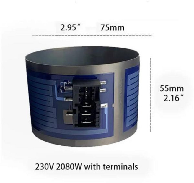지멘스보쉬 식기 세척기용 두꺼운 필름 가열 링 가열 순환 펌프 및 물 펌프 식기 세척기 액세서리, 02 B