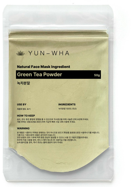 연화 녹차가루팩 녹차팩 천연팩가루 얼굴팩가루, 1개입, 1개