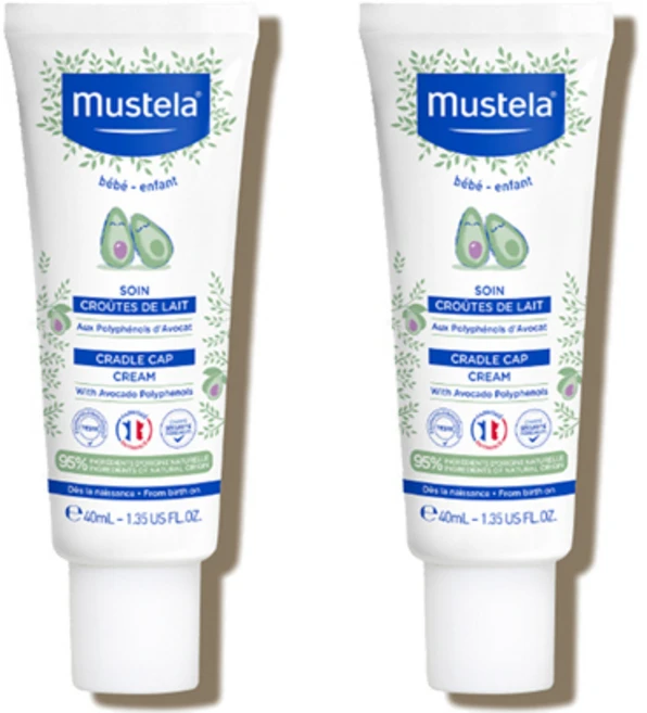 무스텔라 베이비 크레들 캡 아기크림 40mlX2, 40ml - 쿠팡