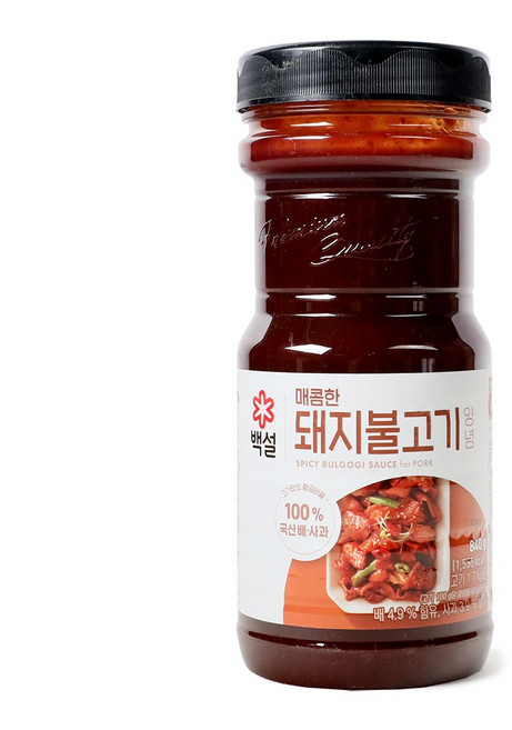 백설 매콤한 돼지불고기양념, 840g, 2개
