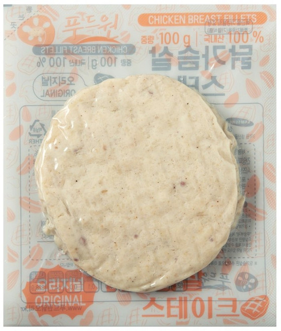 푸드원 맛닭 닭가슴살 스테이크 오리지널, 100g, 60개