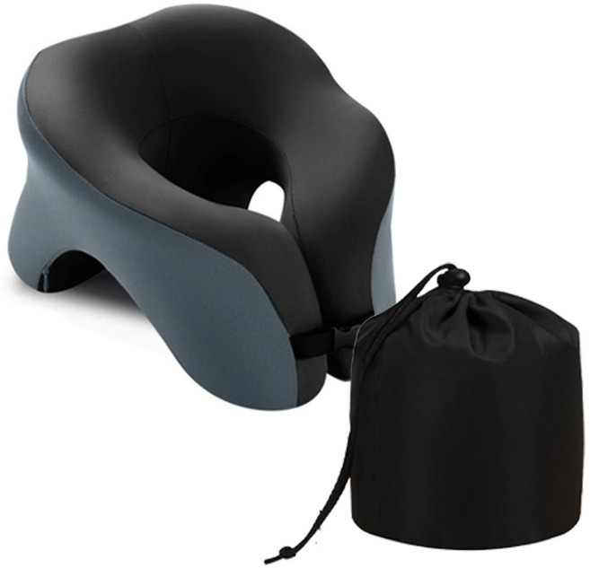 마벨인홈 책상 낮잠 베개 메모리폼 사무실 오피스용 팔걸이 쿠션, 블랙