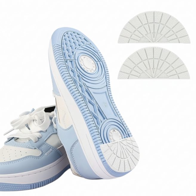간편한 신발 운동화 밑창 뒷굽 보강 수선 패드 2p 세트, 1세트, 화이트