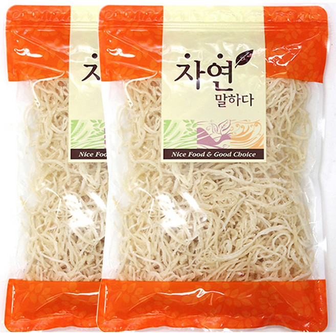 [가온애] 대용량 백진미채, 2개, 1kg