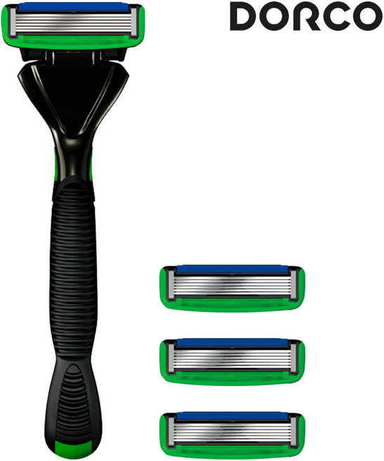 도루코 페이스6 본체1+면도날4 6중날 SX-A1002 면도기, 1세트, 1개입