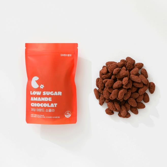 김보람초콜릿 [수제초콜릿] 저당 아망드 쇼콜라, 1개, 130g