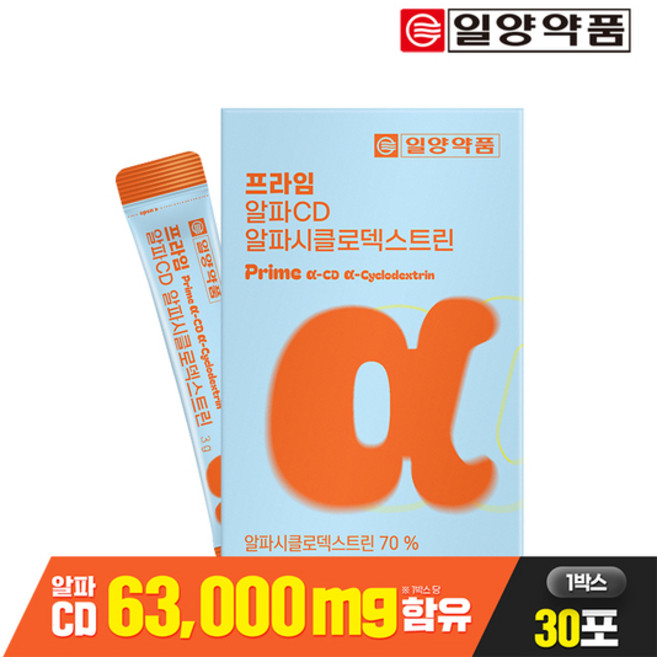 프라임 알파CD 알파시클로덱스트린, 30회분, 30개