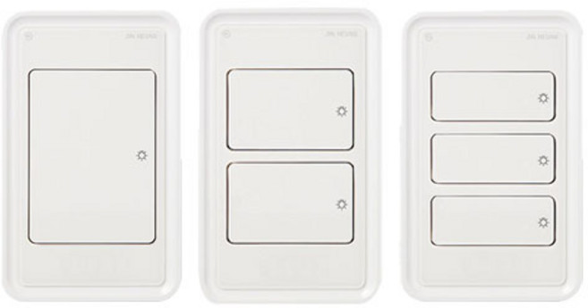 진흥전기 T시리즈 2구 1로 매입 스위치, 1개