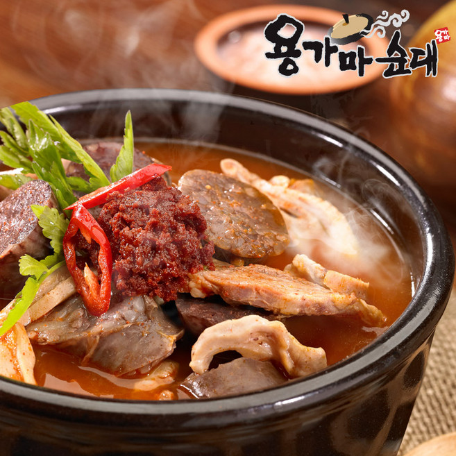 [용가마순대] 웰참 얼큰 특 순대국 700g x 6팩, 단품, 단품