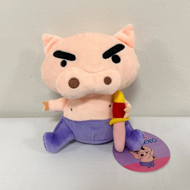 일본 정품 짱구 캐릭터 인형, 1개, 부리부리, 14cm