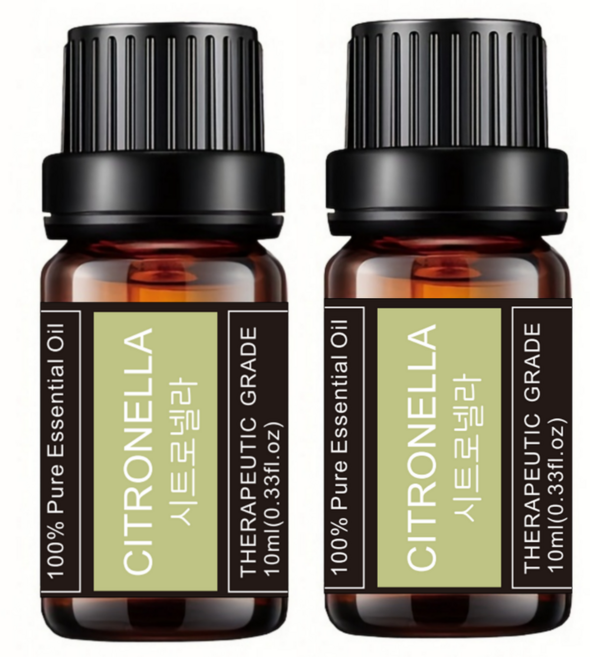 레노포프 천연 에센셜오일 35종, 2개, 20.시트로넬라, 10ml