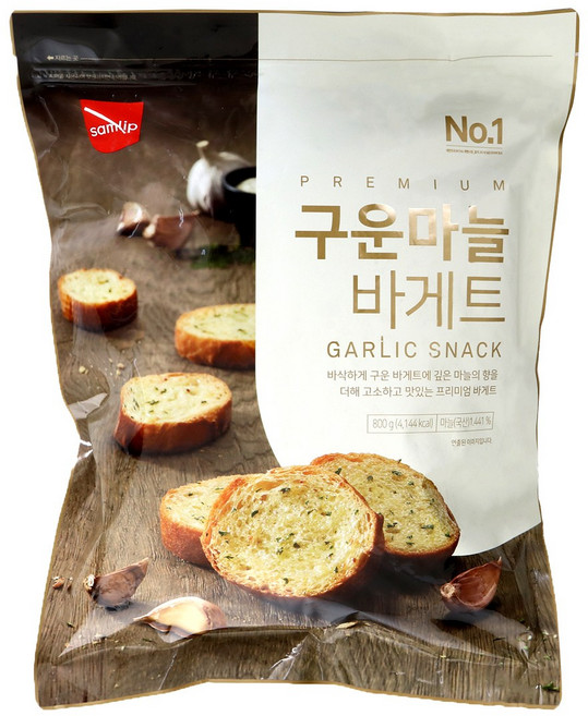삼립 구운마늘 바게트 800g 마늘맛 스낵, 2개