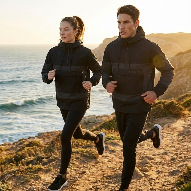 ELLE 엘르스포츠 남여공용 아노락 바람막이