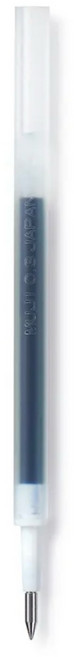 MUJI 젤 잉크 캡식 볼펜 리필심 0.3 mm, 2개, 블루블랙